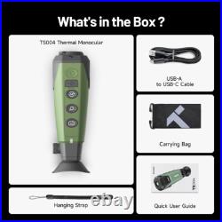 Thermal Imaging Monocular Handheld Night Vision Goggles AI 256X192 8X Zoom 12? M