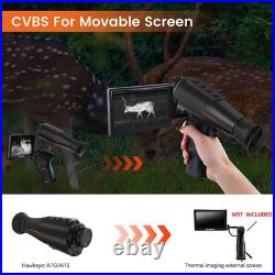 Thermal Imaging Monocular Handheld Night Vision Goggles AI 384X288 8X Zoom 15mm