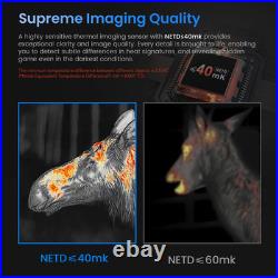 Thermal Imaging Monocular Night Heat Vision Goggles AI 384X288 60Hz 8X Zoom 12? M