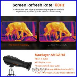 Thermal Imaging Monocular Night Heat Vision Goggles AI 384X288 60Hz 8X Zoom 12? M