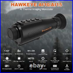 Thermal Monocular 256x192(Ai 384x288) Thermal Night Vision Goggles for Adults US