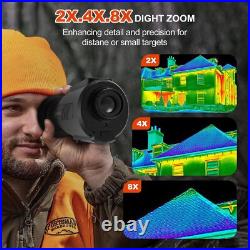 Thermal Monocular 256x192(Ai 384x288) Thermal Night Vision Goggles for Adults US