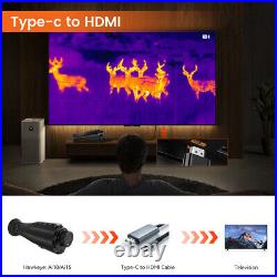 Thermal Monocular 256x192(Ai 384x288) Thermal Night Vision Goggles for Adults US