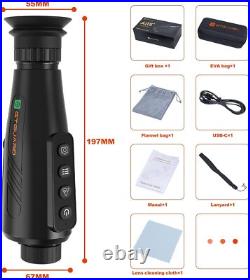 Thermal Monocular 256x192(Ai 384x288) Thermal Night Vision Goggles for Adults US