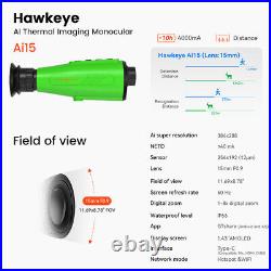 Thermal Monocular Ai 384x288(50Hz) 8xZoom Handheld Night Vision Thermal Goggles