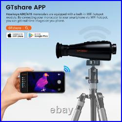 Thermal Monocular Handheld Heat Night Vision Imaging Hunting AI 384X288 8X Zoom
