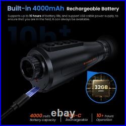 Thermal Monocular Night Vision Goggles, Infrared Digital Binoculars 1.43AMOLED