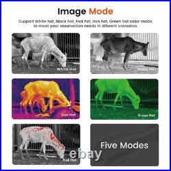 Thermal Monocular Night Vision Goggles, Infrared Digital Binoculars 1.43AMOLED