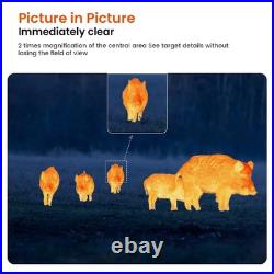 Thermal Monocular Night Vision Goggles, Infrared Digital Binoculars 1.43AMOLED