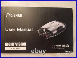 True 4K Night Vision Binoculars, Infrared Goggles w Full-Color Low-Light Imaging