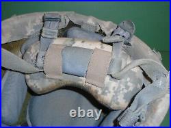 US Military Issue SDS Advanced Combat Helmet ACH MICH ACU NVG Bracket Sz Medium
