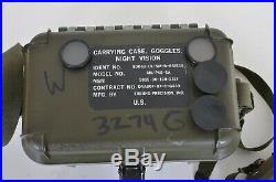 US NIGHT VISION GOGGLES MOD. # AN/PVS-5A TESTED WORKING READ DESCRIPTION With CASE