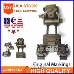 US RQE Dual Bridge + L4G24 Metal Helmet NVG Mount For Night Vision Goggles PVS14