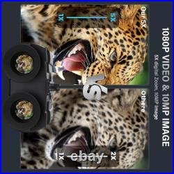 USA Head Mounted Night Vision Goggles Binoculars HD Digital Hunting Rechargeable