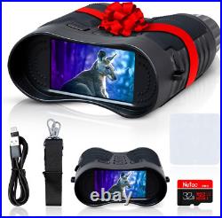 Upgraded Night Vision Goggles 4K Night Vision Binoculars, 8X Digital Zoom, 3.2