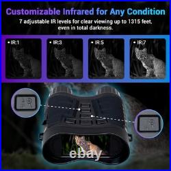 Upgraded Night Vision Goggles 4K Night Vision Binoculars, 8X Digital Zoom 3.2 Upgraded Night Vision Goggles 4K Night Vision Binoculars, 8X Digital Zoom 3.2
