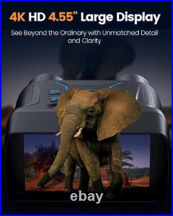 Upgraded Night Vision Goggles, 4k Binoculars, 4.55 Large