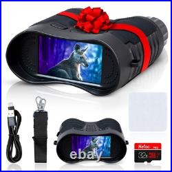 Upgraded Pro Night Vision Binoculars Ultra 4K Night Vision Goggle with 8X D