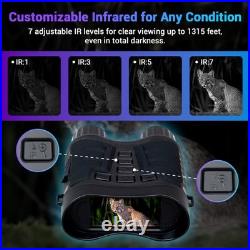 Upgraded Pro Night Vision Binoculars Ultra 4K Night Vision Goggle with 8X D