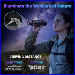 Upgraded Pro Night Vision Binoculars Ultra 4K Night Vision Goggle with 8X D