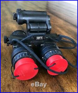 Used An/avs 9 Anvis-9 3rd Nvg Gen Night Vision Goggles Mount Cops Battery Pack