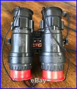 Used An/avs 9 Anvis-9 3rd Nvg Gen Night Vision Goggles Mount Cops Battery Pack