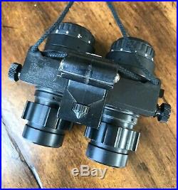 Used An/avs 9 Anvis-9 3rd Nvg Gen Night Vision Goggles Mount Cops Battery Pack