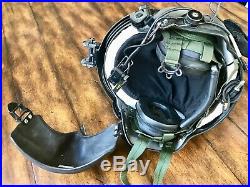 Used Hgu56 Gentex Flight Helmet, Nvg Hgu 56 Helicopter Pilot Mfs Lip Light