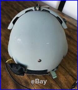Used Hgu56 Gentex Flight Pilot Helmet & Nvg Tpl Small Hgu 56