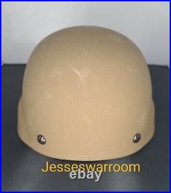 Usmc Ech Helmet Medium Ceradyne With Nvg Cover New Nvg Mount Combat Helmet