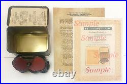 VERY RARE PURPLE cyanin dye Goggles Nightmare Vision Demon-Sight WW2