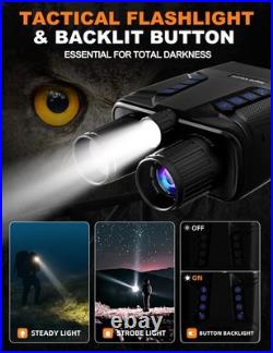 VISIOGEAR Night Vision Goggles Eagle 4K Night Vision Binoculars for Adults
