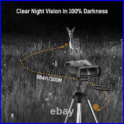 Velotrex Digital Night Vision Binoculars Goggles For Total Darkness Surveillance