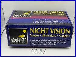 Vintage MOONLIGHT Russian Night Vision Scope Goggles Binoculars FOR PARTS withBox