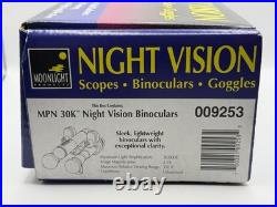 Vintage MOONLIGHT Russian Night Vision Scope Goggles Binoculars FOR PARTS withBox