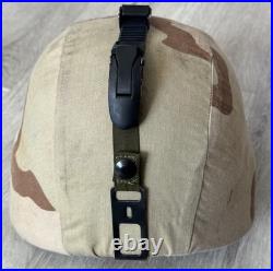 Vintage USGI PASGT Medium With NVG Mount, Desert Cover, NOS Specs Glasses &. Case