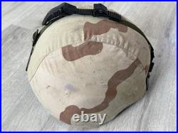 Vintage USGI PASGT Medium With NVG Mount, Desert Cover, NOS Specs Glasses &. Case