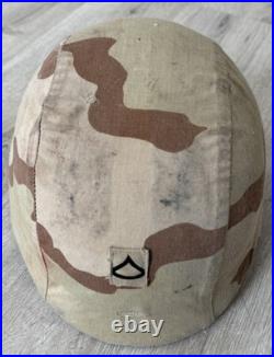 Vintage USGI PASGT Medium With NVG Mount, Desert Cover, NOS Specs Glasses &. Case