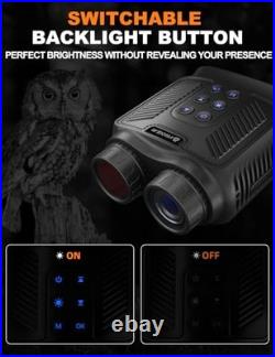 Visiogear Night Vision Goggles Nova 4k Night Vision Binoculars Black