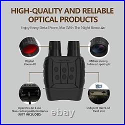 Vmotal Night Vision Goggles Digital Binoculars Hunting Camera Infrared Vision