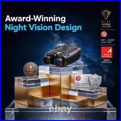 Vtiisamao Night Vision Goggles, Digital Night Vision Binoculars for Adults