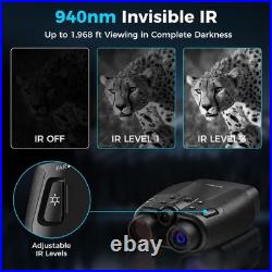 Vtiisamao Night Vision Goggles, Digital Night Vision Binoculars for Adults