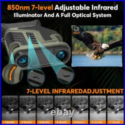 WOSPORTS 4K Night Vision Goggles for Adults, 10X Optical + 8X Digital Zoom
