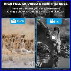 WOSPORTS Night Vision Binoculars 1315FT 4K Night Goggles NV400 Scratch & Dent