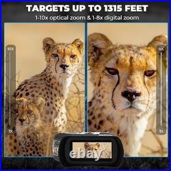 WOSPORTS Night Vision Binoculars 1315FT 4K Night Goggles NV400 Scratch & Dent
