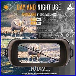 WiFi Night Vision Digital Goggles Scopes Binoculars for Adults Hunting 2.4