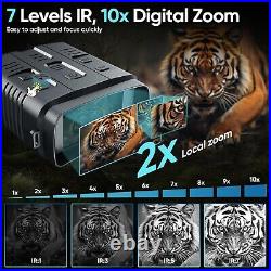 WiFi Night Vision Goggles 4K Digital HD IR Binoculars 10X Zoom Hunting 2025