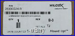 Wilcox G24 Rhino Mount, L4 Breakaway Lever, Black, Dovetail NVG 28300G24-B
