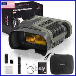 Wosports 4K Night Vision Goggles Up To 80X Total Magnification 64Gb Tf Card