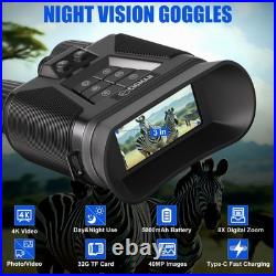 Ykslemon Night Vision Goggles 4K Night Vision Binoculars For Adults 5000Mah
